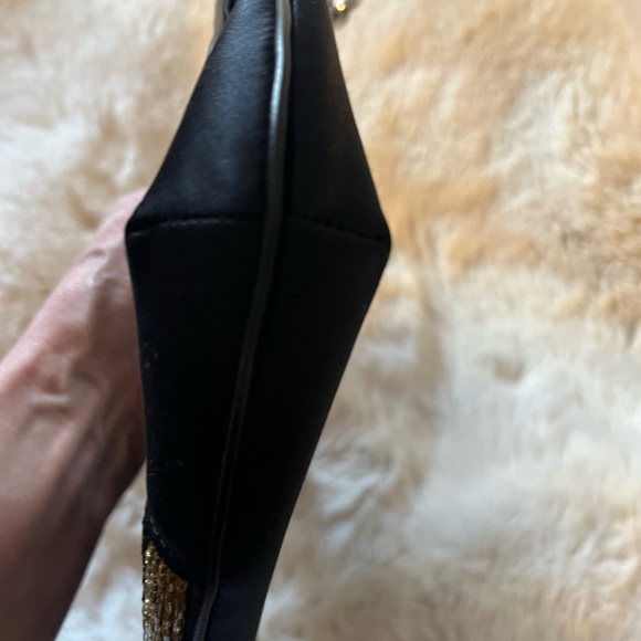 Echo black satin with multi colour sparkly little bag - Picture 6 of 11